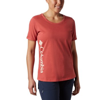 Columbia T-Shirt Dames, CSC Pigment Rood, 27SPAHWQU